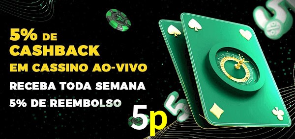 Promoções do cassino ao Vivo 5p